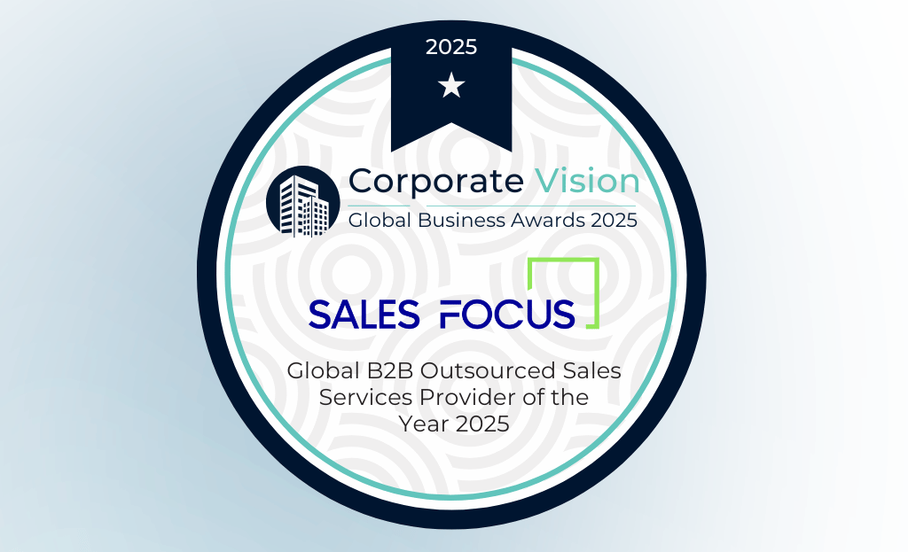 Sales Focus Inc. Named Global B2B Outsourced Sales Services Provider of the Year 2025 by Corporate Vision